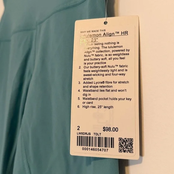 NWT Lululemon Align Leggings - Picture 4 of 7